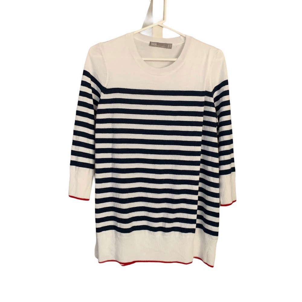 ASOS Open Front Nautical Sweater